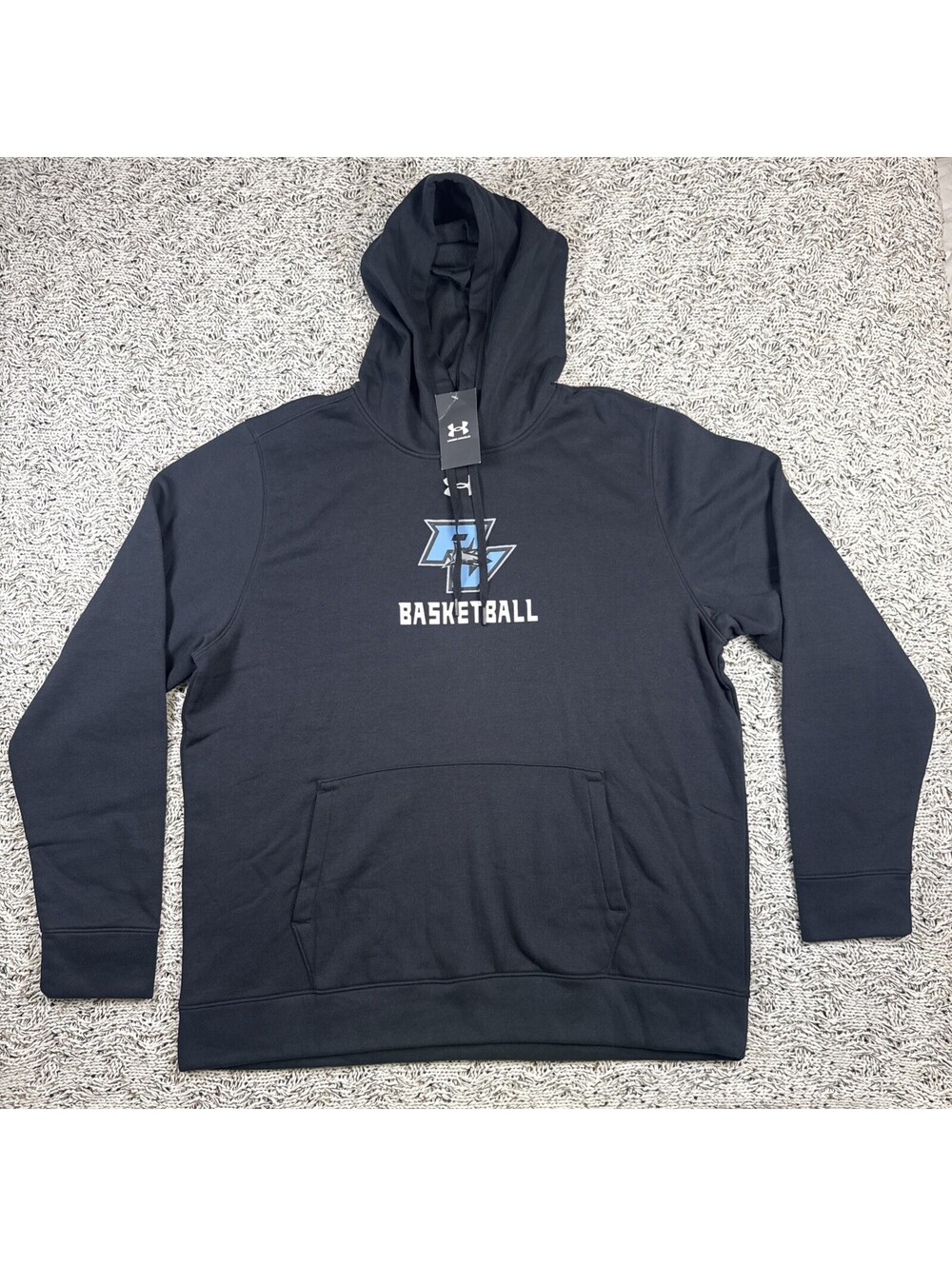 Under Armour Men's Size XL UA Hustle Fleece Hoodie - Black (1300123)